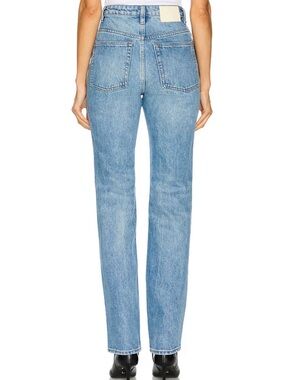 GRLFRND NWT Sara Super High Rise Slim Straight Jeans